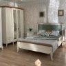 Кровать "Римини" с каретной стяжкой