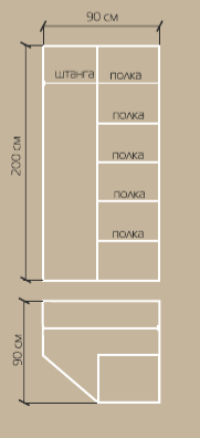 Шкаф угловой "Лира" Шкаф угловой "Лира"