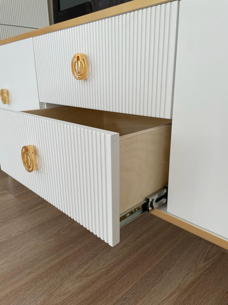 Тумба ТВ Глория 2 ящика + 2 двери