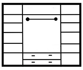 Шкаф "Лирона" 4-х створчатый Шкаф "Лирона" 4-х створчатый